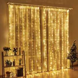 Outdoor Space with Elegant Outdoor Curtain Lights , Aghadowey