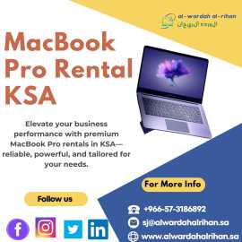 What are Benefits of MacBook Pro Rentals in KSA?, Riyadh