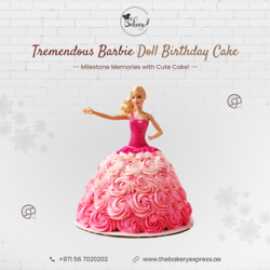 A Barbie Birthday Cake in Pink Perfection, $ 1