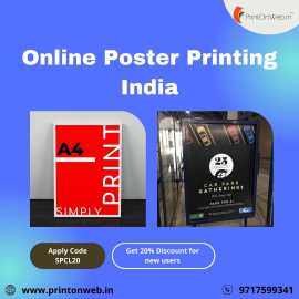 Seeking Affordable Custom Poster Printing in India, Lucknow