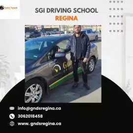 What distinguishes SGI driving school in Regina?, Regina