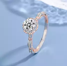 925 Sterling Mossanite Ring 1.0 Carat, $ 20