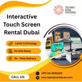 Dubai’s Trusted Touch Screen Rental Experts – Book, Dubai