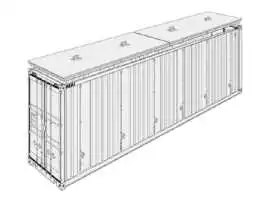 40' high cube hard top open top | LOTUS Containers, São Paulo