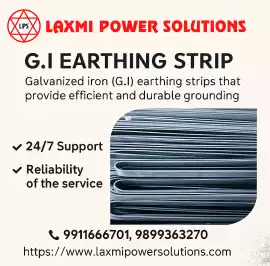 G.I Earthing Strip by Laxmi Power Solutions, Faridabad
