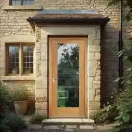 Select the oak glazed external doors , Abberton
