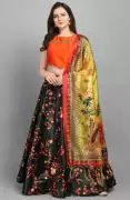 Elegant Floral Lehenga for Diwali with Best Discou, $ 55