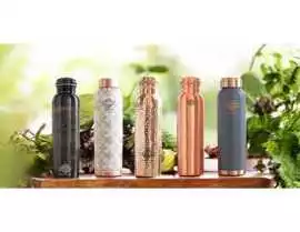  Pure Copper Water Bottle In Embossed Design, ¥ 935