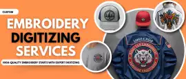 Premium Company Logo Embroidery Digitizing USA – F, New York