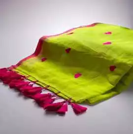  Comfortable Buta Mulmul Cotton Saree , ¥ 1,799