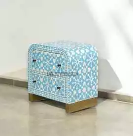 Buy Moroccan Inlay Waterfall Coffee Table Online, $ 1,000