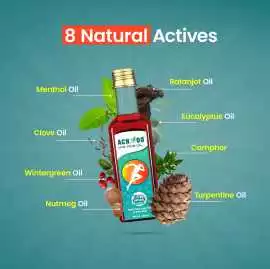 Achoo Natural Ayurvedic Pain Relief Oil, ¥ 260