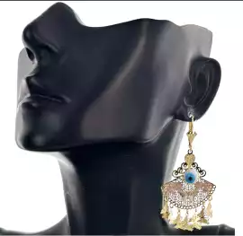 Chic Filigree Statement Earrings, $ 3