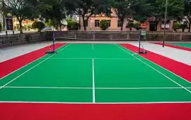 Badminton Court Flooring – Synthetic Acrylic Surfa, Bengaluru