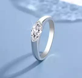 925 Sterling Mossanite Ring 1.0 Carat , $ 30