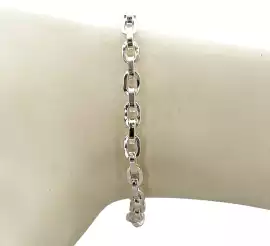4 x 6 MM Links Cable Style Bracelet, $ 4