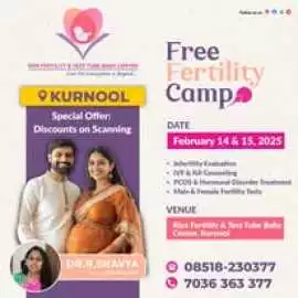 Scanning services for fertility at Riya Fertility , Kurnool