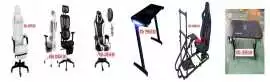 Brand new gaming chairs and tables 09 , $ 400