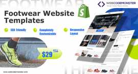 Footwear Website Templates, London