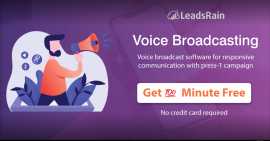 LeadsRain's Voice Broadcasting Services, Dover