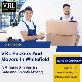 Best VRL packers and movers in Whitefield Bangalor, Bengaluru