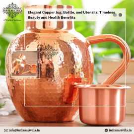 Elegant Copper Jug, Bottle, and Utensils: Timeless, ¥ 1,680