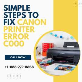 Simple Steps To Fix Canon Printer Error C000 , Haltom City