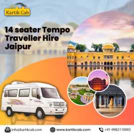14 seater Tempo Traveller Hire Jaipur, Jaipur