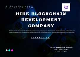 Hire Blockchain Developer Company - Blocktech Brew, Dubai