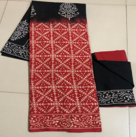 Unstitched Cotton Salwar Suit With Dupatta, $ 0