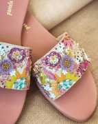 Try Comfortable Flat Sandals for Women Pastel Pop, Bengaluru