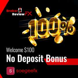 Welcome $100 No Deposit Bonus – SoegeeFX, New York
