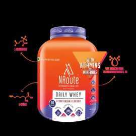 Buy India's #1 NRoute Daily Whey Protein Powder On, Mumbai