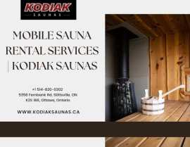 Mobile Sauna Rental Services | Kodiak Saunas, Ottawa