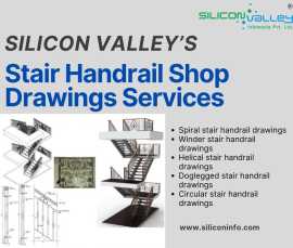 Stair Handrail Shop Drawings Company -  USA, New York