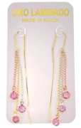 Hanging Stone and Jesus Violadores earrings, ps 3