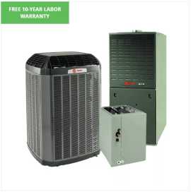 Trane 3 Ton 17 SEER2 Two-Stage Gas System, $ 12,250