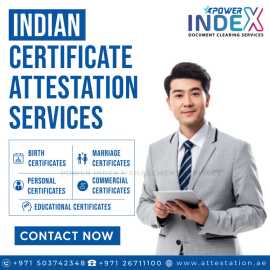 Indian certificate attestation in Abu Dhabi, Abu Dhabi