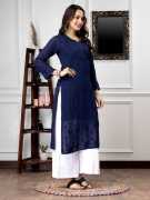Versatile Ethnic Attire Straight Kurta for Women, Lucknow
