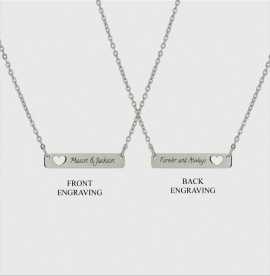 Personalized Bar Necklace, $ 18