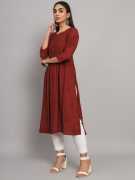 Elegant Chanderi Chikankari Kurta Only on Paramoun, Lucknow