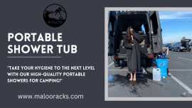 Portable shower tub, Solana Beach