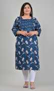 Elegance Plus Size Kurta for Women Swasti Clothing, Rp 699