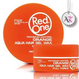 AfroKing Red One Orange Aqua Hair Gel Wax - Tenue , € 4