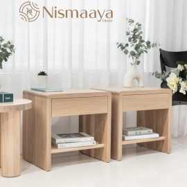 Oakwood Bedside: Timeless Charm Meets Practical El, ps 0