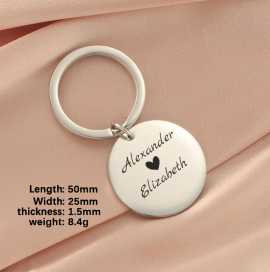 Engraved Couple Keychain, $ 18