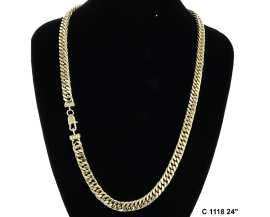 Concave Cuban Chain, $ 8