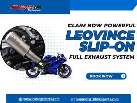  Claim now powerful leovince slip-on  full exhaust