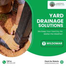 Landscape drainage solutions in Wildomar, Riverside
