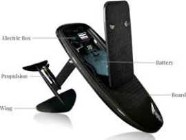 Electric hydrofoil surfboard, Huskisson